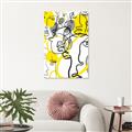 Picture of Face Off Yellow _GroupedProduct_Rectangle_Portrait_Unframed_Print_Only_