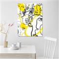Picture of Face Off Yellow _GroupedProduct_Rectangle_Portrait_Unframed_Print_Only_