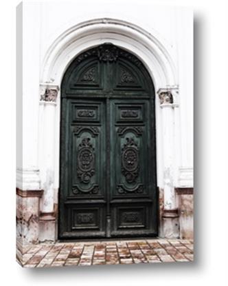 Picture of Green wooden door
