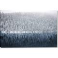 Picture of Winter Reflections Navy _GroupedProduct_Rectangle_Landscape_Photography _GroupedProduct_Rectangle_Landscape_Canvas_