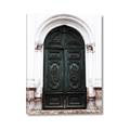 Picture of Green wooden door _GroupedProduct_Rectangle_Portrait_Photography _GroupedProduct_Rectangle_Portrait_Canvas_