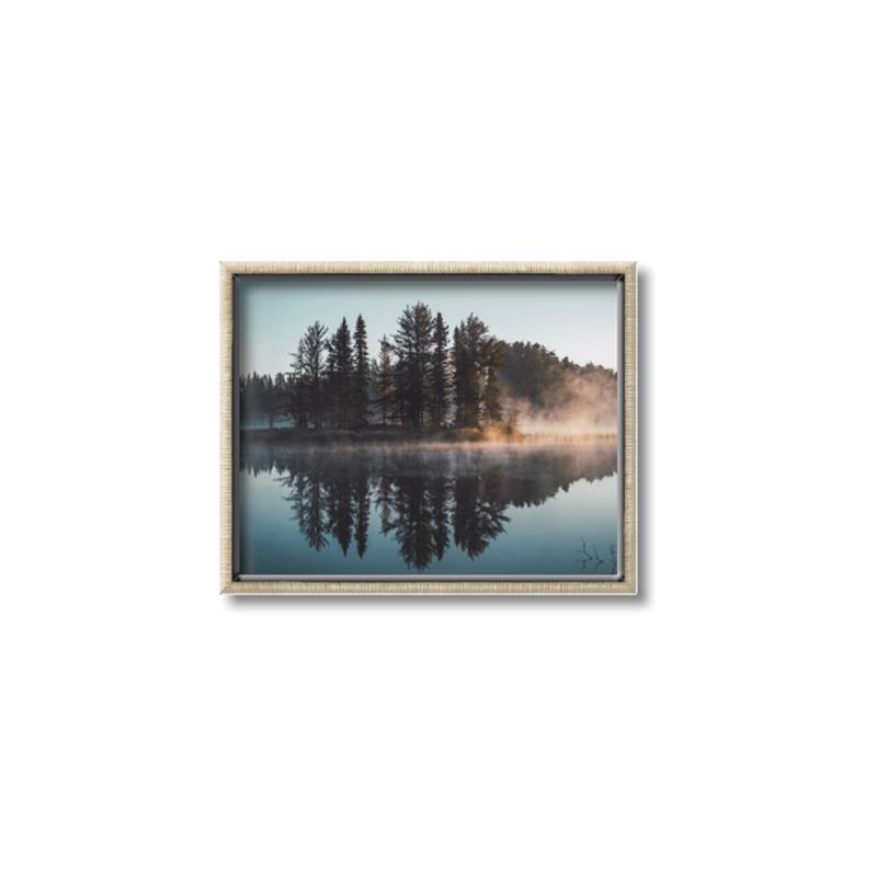 Picture of Reflection on the Lake _GroupedProduct_Rectangle_Landscape_Photography _GroupedProduct_Rectangle_Landscape_Canvas_Framed_