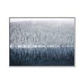 Picture of Winter Reflections Navy _GroupedProduct_Rectangle_Landscape_Photography _GroupedProduct_Rectangle_Landscape_Canvas_Framed_