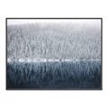 Picture of Winter Reflections Navy _GroupedProduct_Rectangle_Landscape_Photography _GroupedProduct_Rectangle_Landscape_Canvas_Framed_