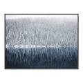 Picture of Winter Reflections Navy _GroupedProduct_Rectangle_Landscape_Photography _GroupedProduct_Rectangle_Landscape_Canvas_Framed_