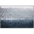 Picture of Winter Reflections Navy _GroupedProduct_Rectangle_Landscape_Photography _GroupedProduct_Rectangle_Landscape_Canvas_Framed_