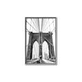 Picture of Brooklyn Bridge _GroupedProduct_Rectangle_Portrait_Photography _GroupedProduct_Rectangle_Portrait_Canvas_Framed_