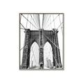 Picture of Brooklyn Bridge _GroupedProduct_Rectangle_Portrait_Photography _GroupedProduct_Rectangle_Portrait_Canvas_Framed_