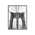 Picture of Brooklyn Bridge _GroupedProduct_Rectangle_Portrait_Photography _GroupedProduct_Rectangle_Portrait_Canvas_Framed_