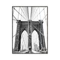 Picture of Brooklyn Bridge _GroupedProduct_Rectangle_Portrait_Photography _GroupedProduct_Rectangle_Portrait_Canvas_Framed_