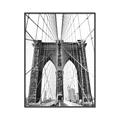 Picture of Brooklyn Bridge _GroupedProduct_Rectangle_Portrait_Photography _GroupedProduct_Rectangle_Portrait_Canvas_Framed_