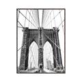 Picture of Brooklyn Bridge _GroupedProduct_Rectangle_Portrait_Photography _GroupedProduct_Rectangle_Portrait_Canvas_Framed_