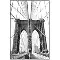 Picture of Brooklyn Bridge _GroupedProduct_Rectangle_Portrait_Photography _GroupedProduct_Rectangle_Portrait_Canvas_Framed_