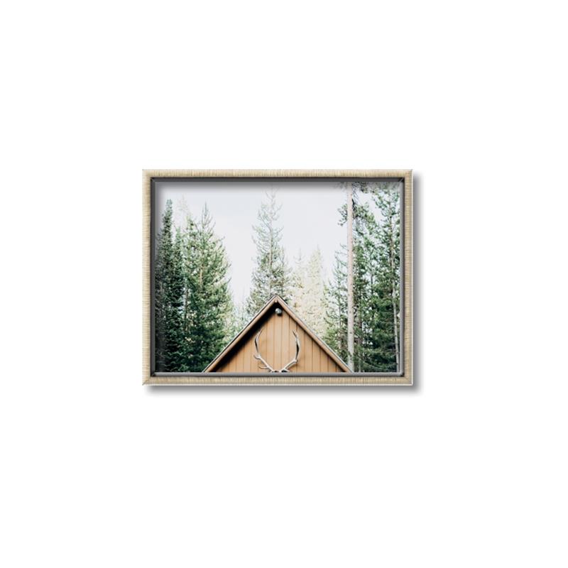 Picture of Forest Cabin _GroupedProduct_Rectangle_Landscape_Photography _GroupedProduct_Rectangle_Landscape_Canvas_Framed_