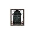 Picture of Green wooden door _GroupedProduct_Rectangle_Portrait_Photography _GroupedProduct_Rectangle_Portrait_Canvas_Framed_