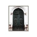 Picture of Green wooden door _GroupedProduct_Rectangle_Portrait_Photography _GroupedProduct_Rectangle_Portrait_Canvas_Framed_
