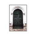 Picture of Green wooden door _GroupedProduct_Rectangle_Portrait_Photography _GroupedProduct_Rectangle_Portrait_Canvas_Framed_