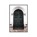Picture of Green wooden door _GroupedProduct_Rectangle_Portrait_Photography _GroupedProduct_Rectangle_Portrait_Canvas_Framed_