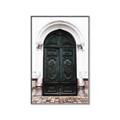 Picture of Green wooden door _GroupedProduct_Rectangle_Portrait_Photography _GroupedProduct_Rectangle_Portrait_Canvas_Framed_