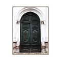 Picture of Green wooden door _GroupedProduct_Rectangle_Portrait_Photography _GroupedProduct_Rectangle_Portrait_Canvas_Framed_