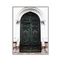 Picture of Green wooden door _GroupedProduct_Rectangle_Portrait_Photography _GroupedProduct_Rectangle_Portrait_Canvas_Framed_