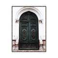 Picture of Green wooden door _GroupedProduct_Rectangle_Portrait_Photography _GroupedProduct_Rectangle_Portrait_Canvas_Framed_