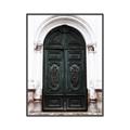 Picture of Green wooden door _GroupedProduct_Rectangle_Portrait_Photography _GroupedProduct_Rectangle_Portrait_Canvas_Framed_