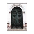 Picture of Green wooden door _GroupedProduct_Rectangle_Portrait_Photography _GroupedProduct_Rectangle_Portrait_Canvas_Framed_