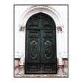 Picture of Green wooden door _GroupedProduct_Rectangle_Portrait_Photography _GroupedProduct_Rectangle_Portrait_Canvas_Framed_