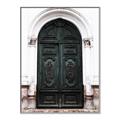 Picture of Green wooden door _GroupedProduct_Rectangle_Portrait_Photography _GroupedProduct_Rectangle_Portrait_Canvas_Framed_
