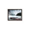 Picture of Mountain Boat Dock _GroupedProduct_Rectangle_Landscape_Photography _GroupedProduct_Rectangle_Landscape_Canvas_Framed_
