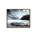Picture of Mountain Boat Dock _GroupedProduct_Rectangle_Landscape_Photography _GroupedProduct_Rectangle_Landscape_Canvas_Framed_