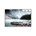 Picture of Mountain Boat Dock _GroupedProduct_Rectangle_Landscape_Photography _GroupedProduct_Rectangle_Landscape_Canvas_Framed_