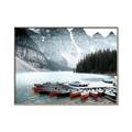 Picture of Mountain Boat Dock _GroupedProduct_Rectangle_Landscape_Photography _GroupedProduct_Rectangle_Landscape_Canvas_Framed_
