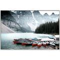 Picture of Mountain Boat Dock _GroupedProduct_Rectangle_Landscape_Photography _GroupedProduct_Rectangle_Landscape_Canvas_Framed_