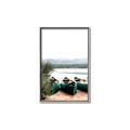 Picture of Beached Canoe _GroupedProduct_Rectangle_Portrait_Photography _GroupedProduct_Rectangle_Portrait_Canvas_Framed_