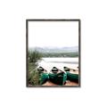 Picture of Beached Canoe _GroupedProduct_Rectangle_Portrait_Photography _GroupedProduct_Rectangle_Portrait_Canvas_Framed_