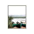Picture of Beached Canoe _GroupedProduct_Rectangle_Portrait_Photography _GroupedProduct_Rectangle_Portrait_Canvas_Framed_