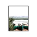 Picture of Beached Canoe _GroupedProduct_Rectangle_Portrait_Photography _GroupedProduct_Rectangle_Portrait_Canvas_Framed_