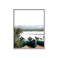 Picture of Beached Canoe _GroupedProduct_Rectangle_Portrait_Photography _GroupedProduct_Rectangle_Portrait_Canvas_Framed_