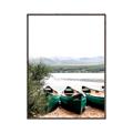 Picture of Beached Canoe _GroupedProduct_Rectangle_Portrait_Photography _GroupedProduct_Rectangle_Portrait_Canvas_Framed_