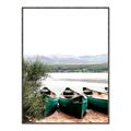 Picture of Beached Canoe _GroupedProduct_Rectangle_Portrait_Photography _GroupedProduct_Rectangle_Portrait_Canvas_Framed_