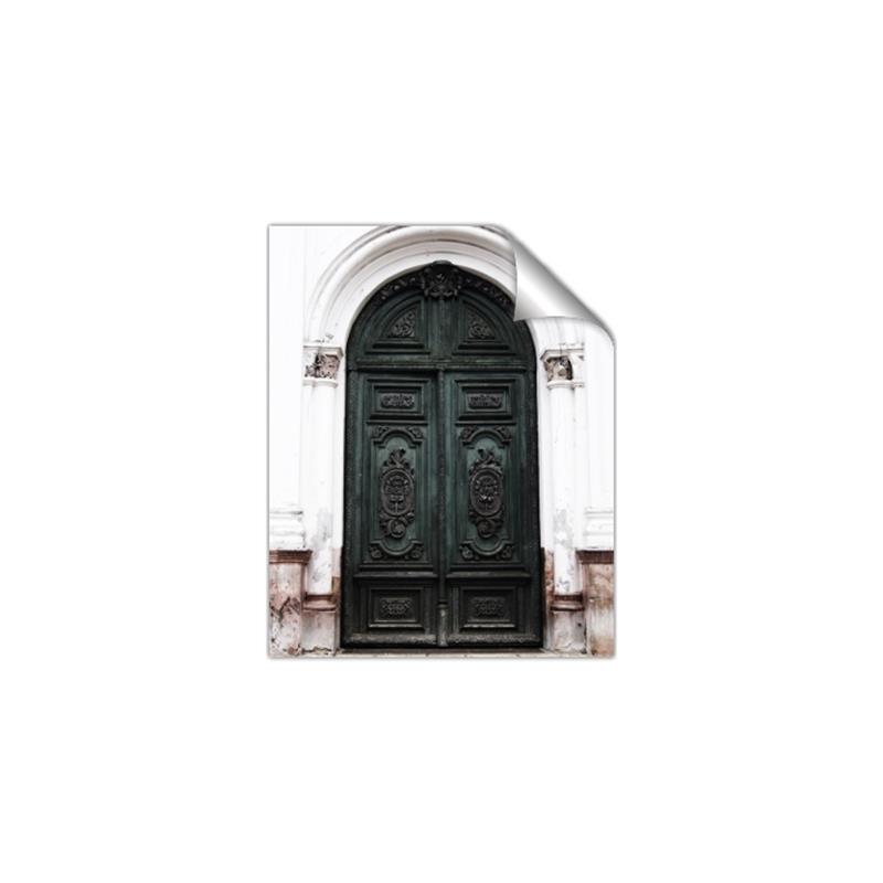Picture of Green wooden door _GroupedProduct_Rectangle_Portrait_Photography _GroupedProduct_Rectangle_Portrait_Unframed_Print_Only_
