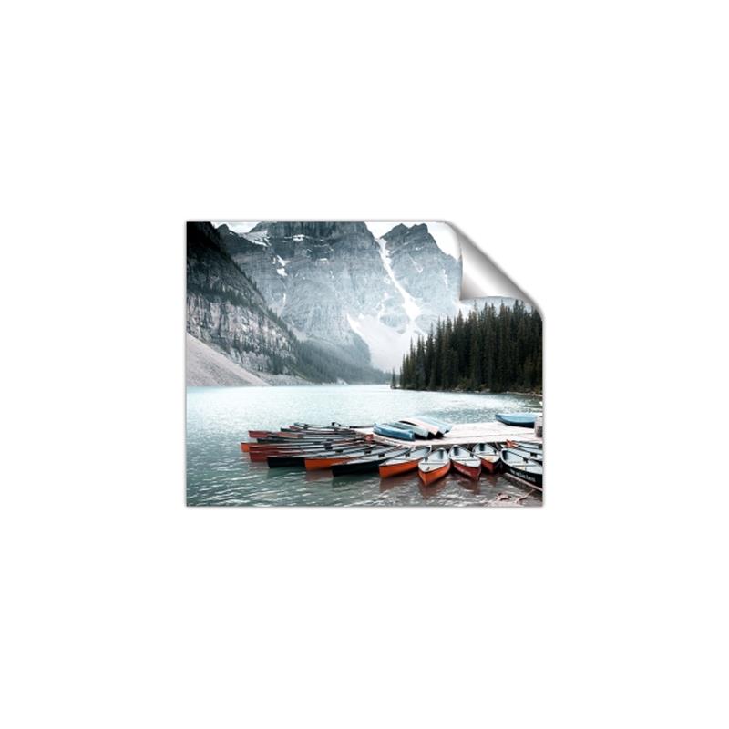 Picture of Mountain Boat Dock _GroupedProduct_Rectangle_Landscape_Photography _GroupedProduct_Rectangle_Landscape_Unframed_Print_Only_