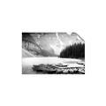Picture of Mountain Boat Dock _GroupedProduct_Rectangle_Landscape_Photography _GroupedProduct_Rectangle_Landscape_Unframed_Print_Only_