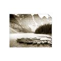 Picture of Mountain Boat Dock _GroupedProduct_Rectangle_Landscape_Photography _GroupedProduct_Rectangle_Landscape_Unframed_Print_Only_