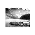 Picture of Mountain Boat Dock _GroupedProduct_Rectangle_Landscape_Photography _GroupedProduct_Rectangle_Landscape_Unframed_Print_Only_