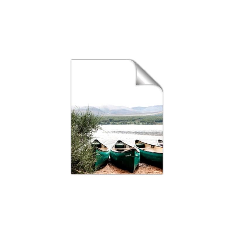 Picture of Beached Canoe _GroupedProduct_Rectangle_Portrait_Photography _GroupedProduct_Rectangle_Portrait_Unframed_Print_Only_