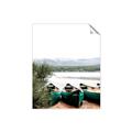 Picture of Beached Canoe _GroupedProduct_Rectangle_Portrait_Photography _GroupedProduct_Rectangle_Portrait_Unframed_Print_Only_