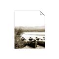 Picture of Beached Canoe _GroupedProduct_Rectangle_Portrait_Photography _GroupedProduct_Rectangle_Portrait_Unframed_Print_Only_